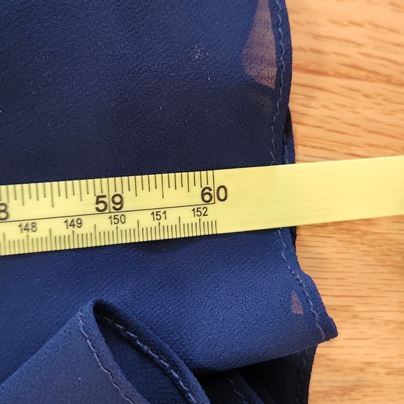 Navy Cocktail Dress sz 10 - Picture 14 of 16